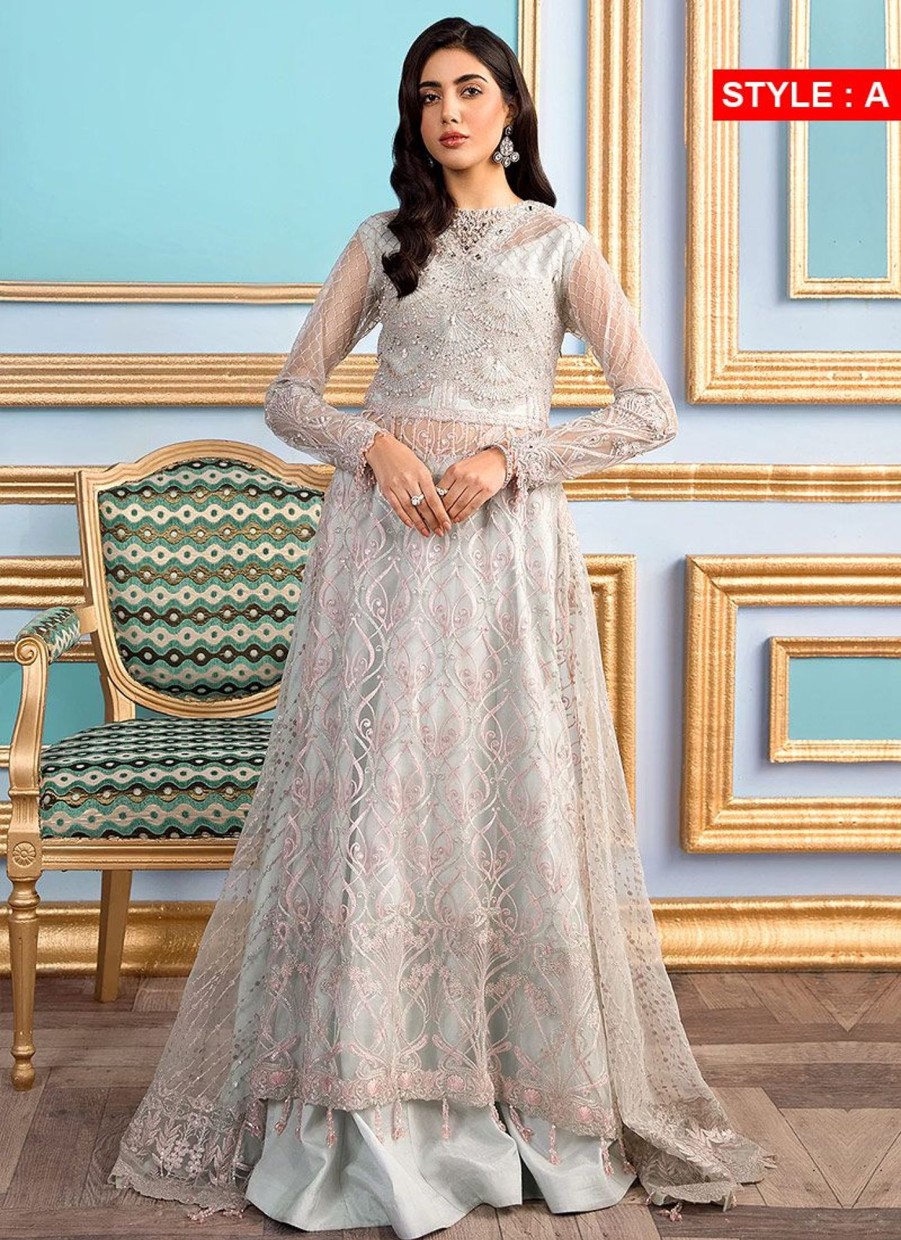 Salwar Kameez Reign | Le Tresor – Fiona Embroidered Pakistani Lehenga/ Palazzo Suit