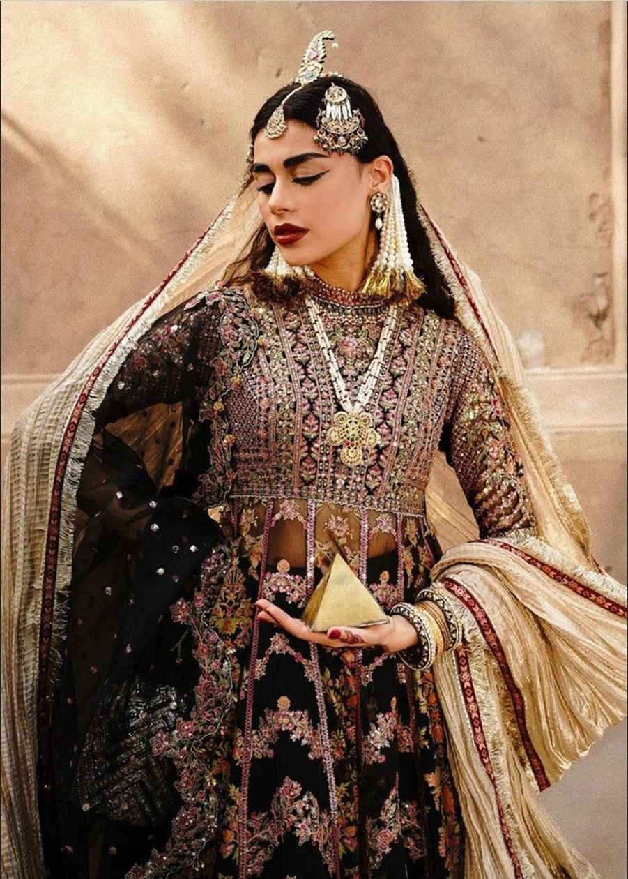 Lehengas Hussain Rehar | Kajal Embroidered Pakistani Lehenga