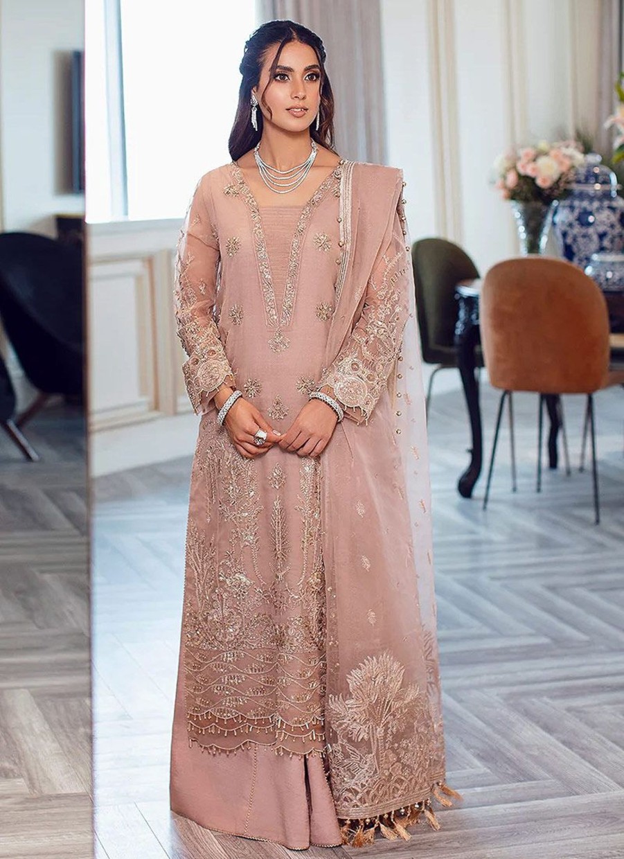 Salwar Kameez Rang Rasiya | Azal Embroidered Pakistani Palazzo Suit