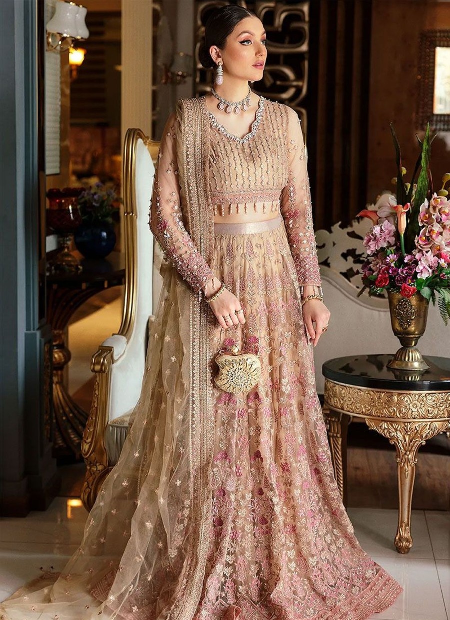 Lehengas Emaan Adeel | Mirha Wedding Edition Embroidered Pakistani Lehenga