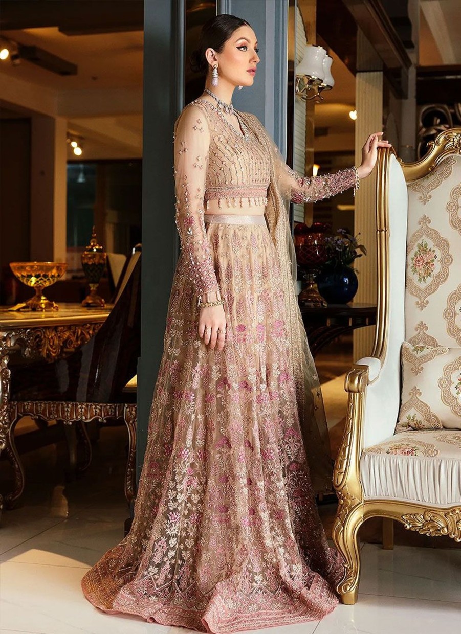 Lehengas Emaan Adeel | Mirha Wedding Edition Embroidered Pakistani Lehenga