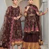 Salwar Kameez Alizeh | Rajwari Embroidered Pakistani Salwar Kameez/ Gharara Suit