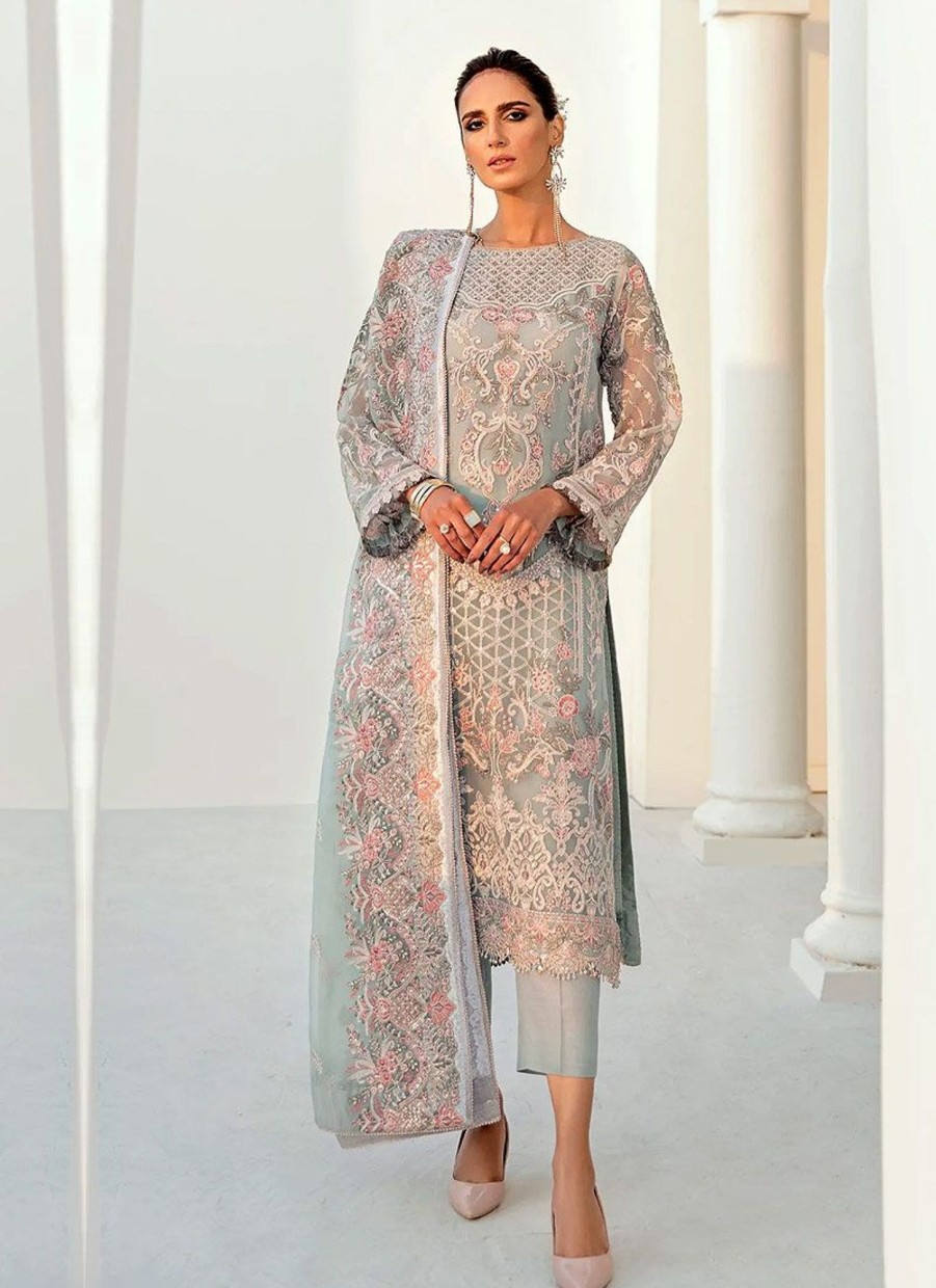 Salwar Kameez Baroque | Unstitched Collection Embroidered Pakistani Salwar Kameez