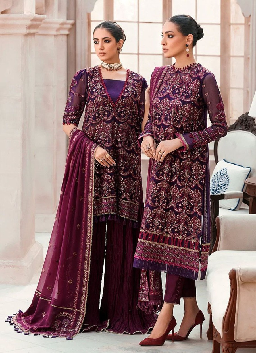 Salwar Kameez Xenia | Turan Embroidered Pakistani Salwar Kameez/ Palazzo Suit