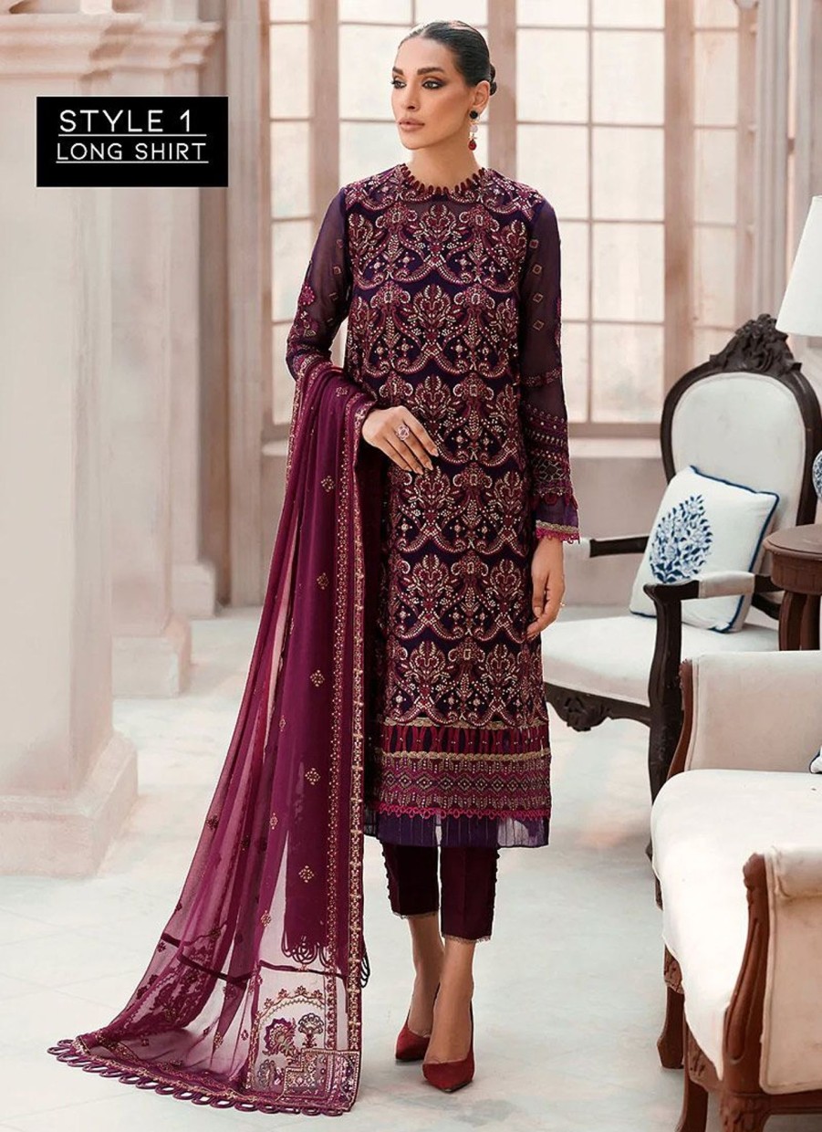 Salwar Kameez Xenia | Turan Embroidered Pakistani Salwar Kameez/ Palazzo Suit