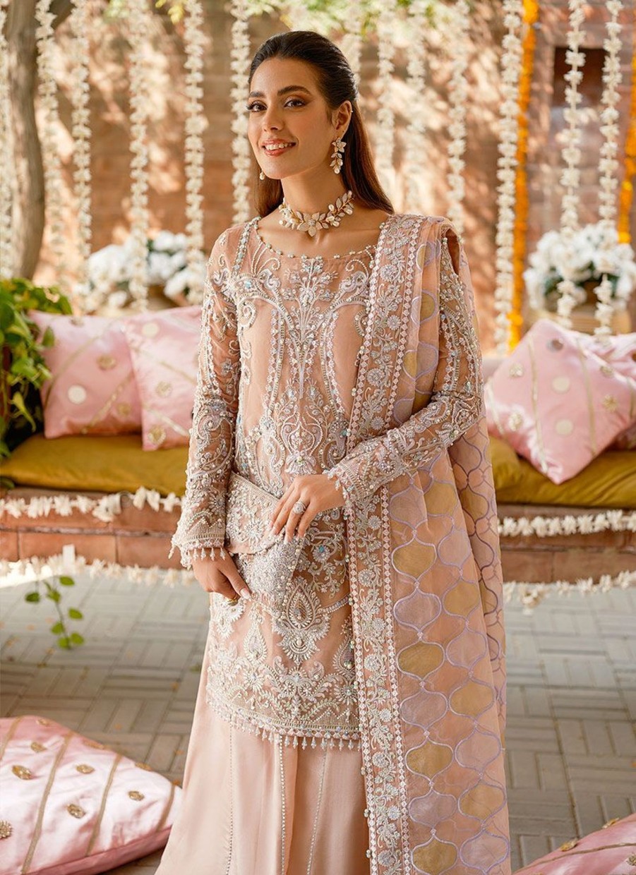 Salwar Kameez Kanwal Malik | Anchal Embroidered Pakistani Palazzo Suit