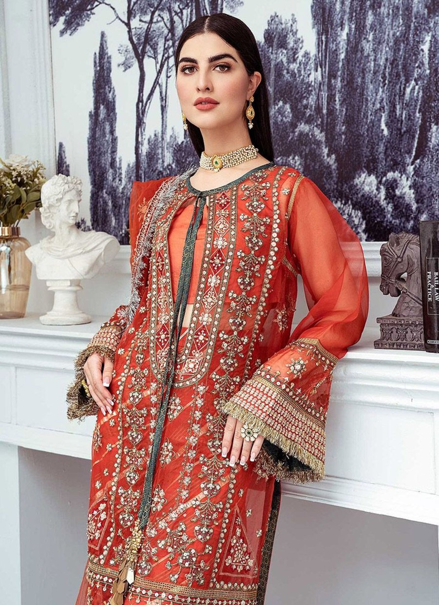 Salwar Kameez Maryum N Maria | Abir Embroidered Pakistani Palazzo Suit