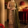 Salwar Kameez Asim Jofa | Velvet Festive Embroidered Pakistani Salwar Kameez