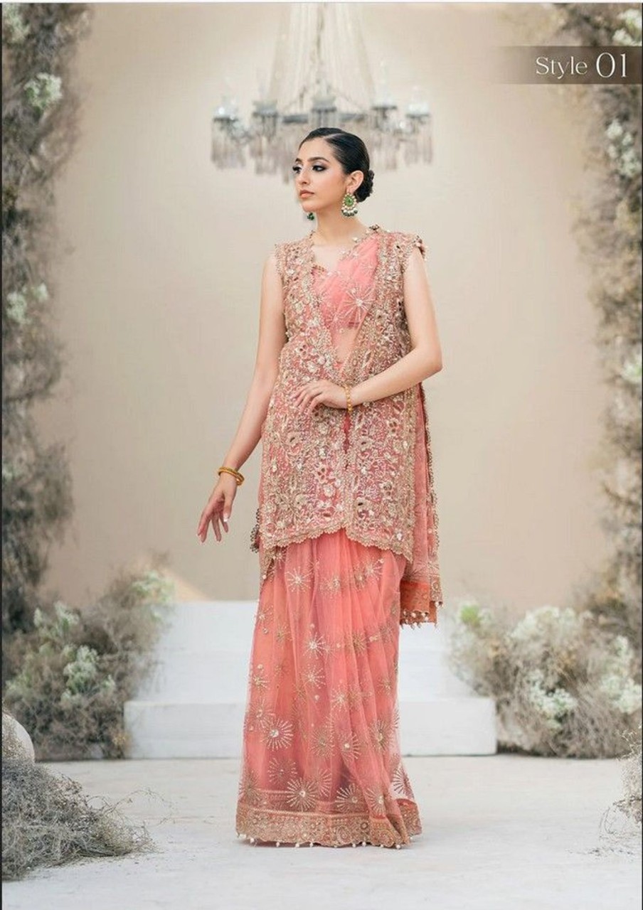 Salwar Kameez Aik | Wedding Festive Embroidered Pakistani Palazzo Suit