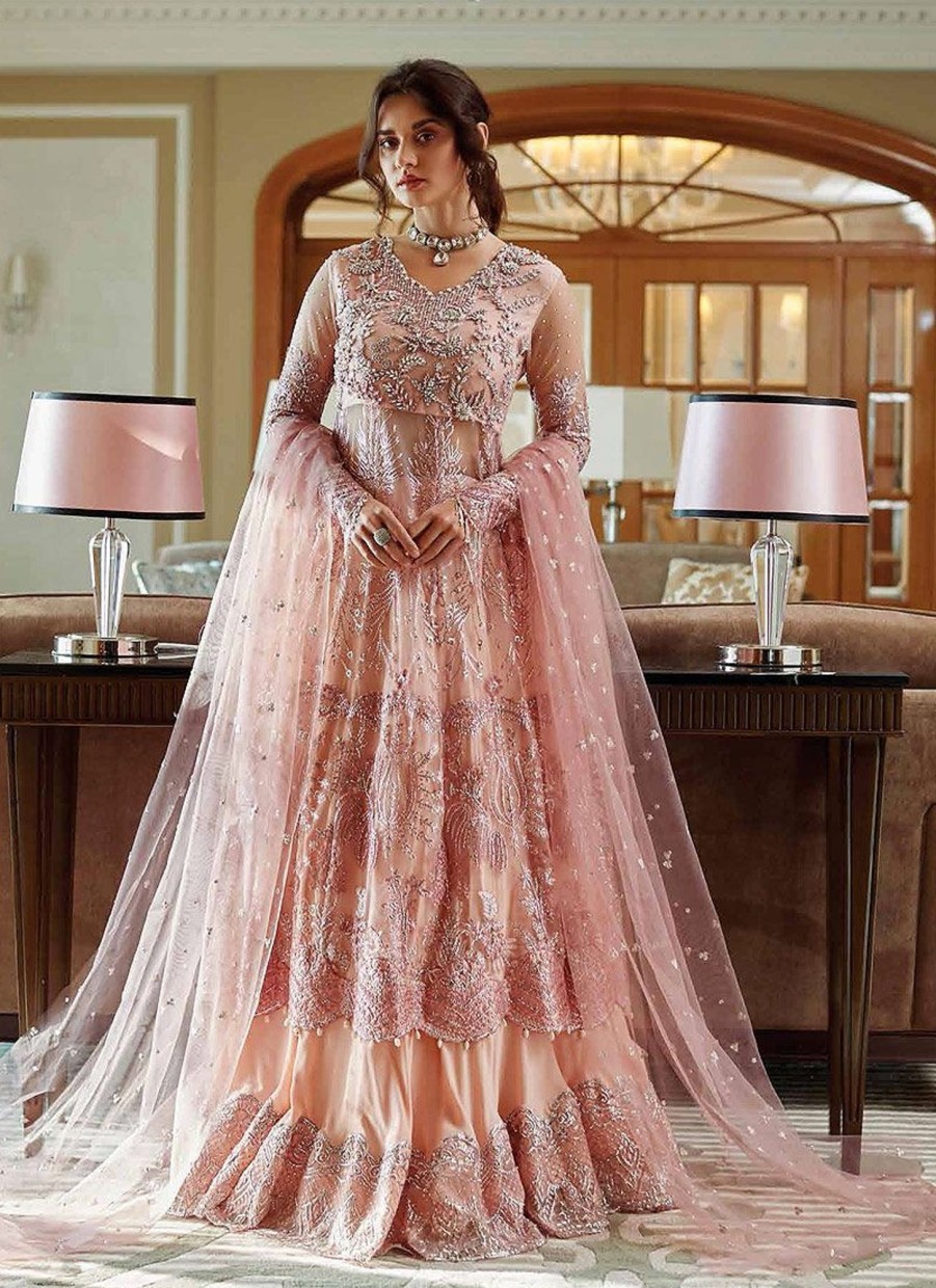 Lehengas Mushq | Helena Embroidered Pakistani Lehenga